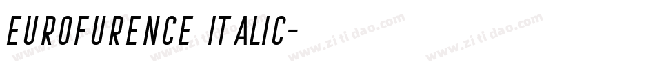 eurofurence italic字体转换